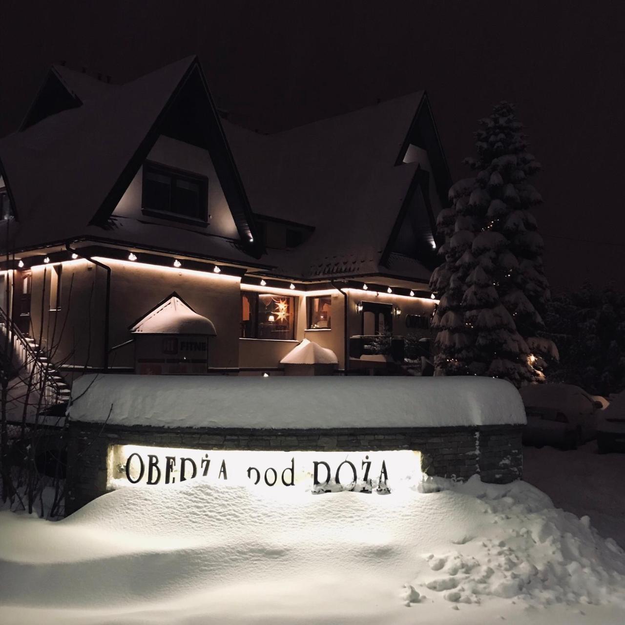 Bed and Breakfast Oberza Pod Roza Restauracja, Sauny, Jacuzzi Новы-Тарг Экстерьер фото